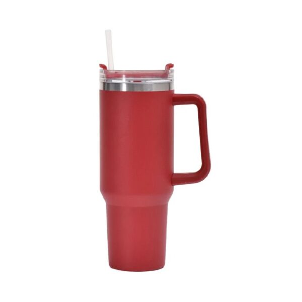 Stainless Steel Water Bottle Tumbler With Handle and Straws