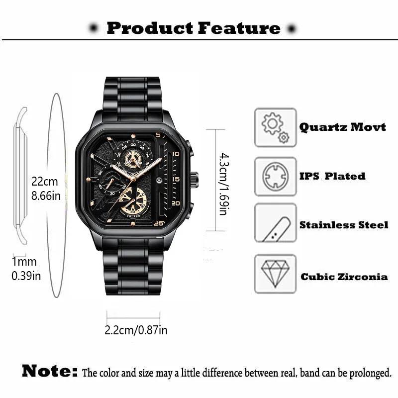 POEDAGAR 628 Leather Quartz Men Watch Fashion Casual Sport Leather Quartz Watches Waterproof Luminous Luxury Men‘s Wristwatch Reloj